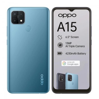 OPPO A15 Mystery Blue